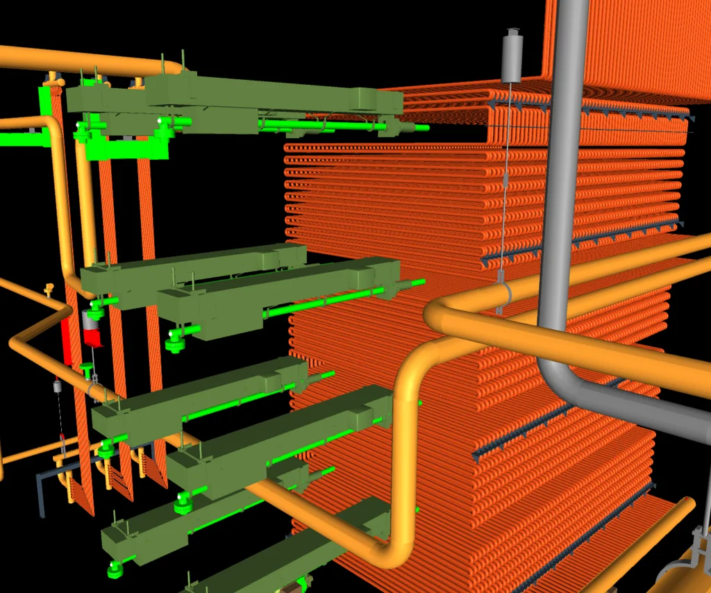 Three-stage superheater